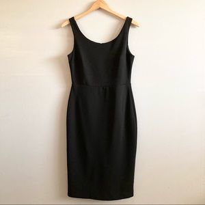 Betsey Johnson Black Strapless Sheath Dress
